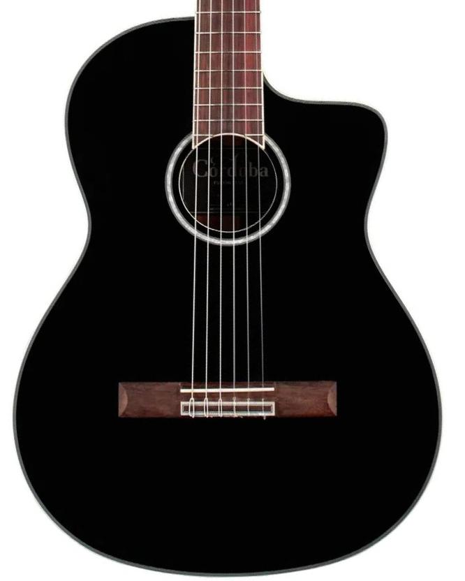 Guitarra clásica 4/4 Cordoba Fusion 5 - Jet black