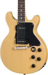 Guitarra eléctrica de doble corte Epiphone 1960 Les Paul Special Double Cut Reissue - Tv yellow
