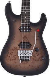 Guitarra eléctrica con forma de str. Evh                            5150 Series Deluxe Poplar Burl (MEX, EB) - Black burst