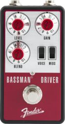 Pedal overdrive / distorsión / fuzz Fender Bassman Driver
