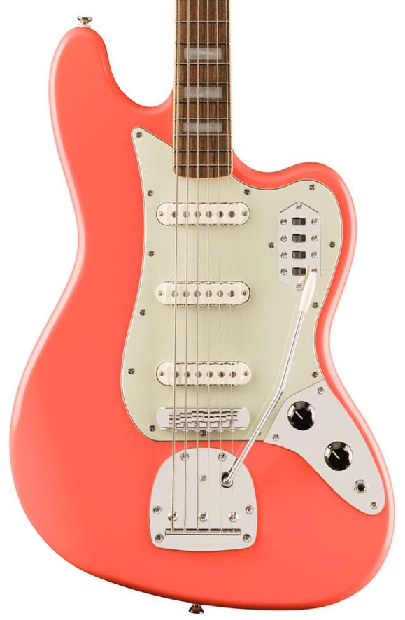 Bajo eléctrico de cuerpo sólido Squier FSR Classic Vibe Bass VI Ltd - Tahitian coral