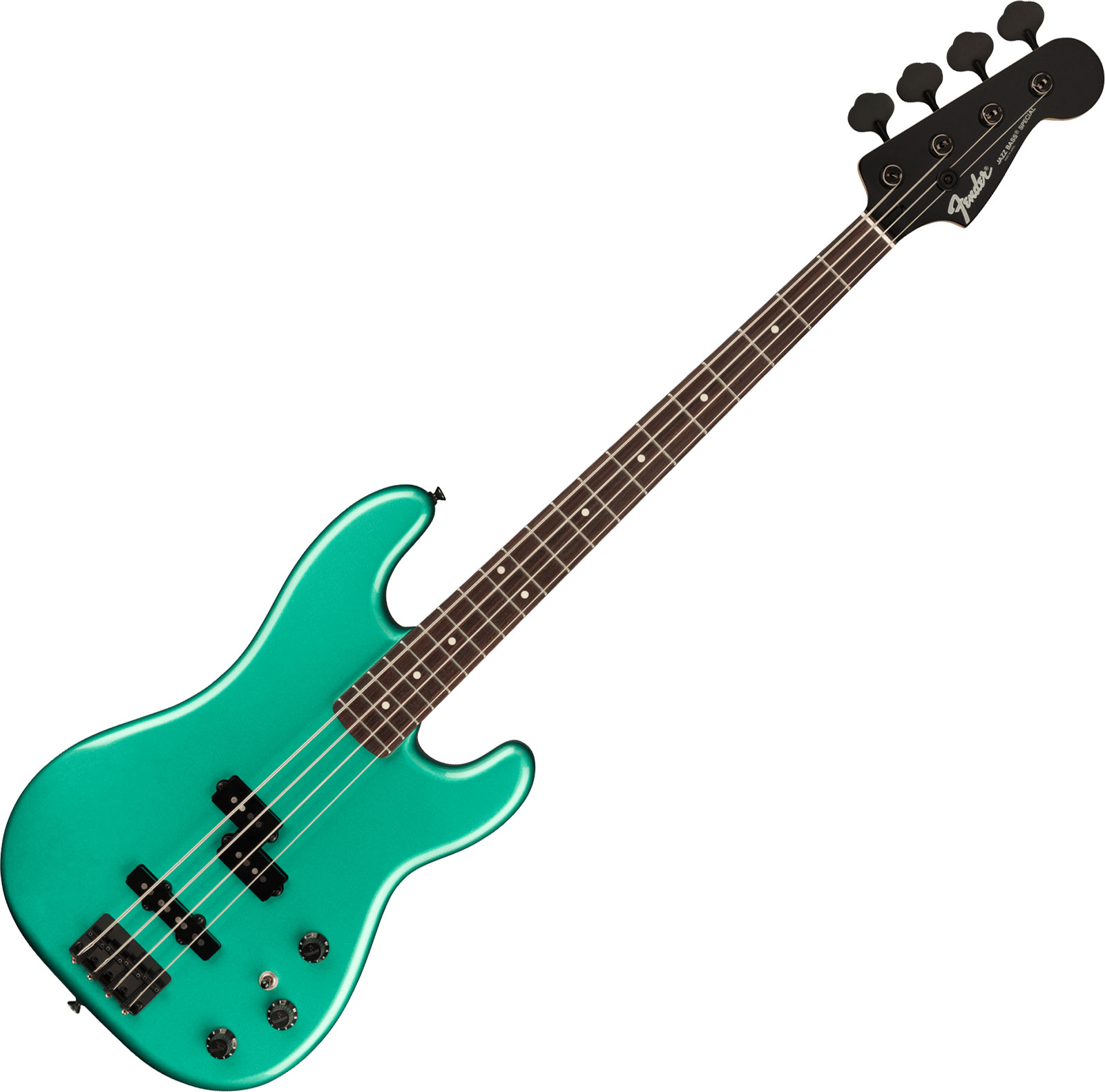 Bajo eléctrico de cuerpo sólido Fender Boxer Series PJ Bass Japan PF