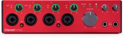 Interface de audio usb Focusrite Clarett + 4 Pre
