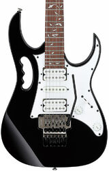 Guitarra eléctrica con forma de str. Ibanez Steve Vai JEMJR BK - Black