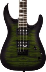 Guitarra electrica metalica Jackson Dinky Arch Top JS32Q DKA HT - Trans green burst