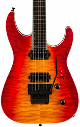 Guitarra eléctrica con forma de str. Jackson Pro Plus Dinky DKAQ - Firestorm