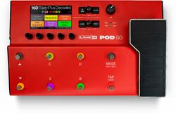 Simulacion de modelado de amplificador de guitarra Line 6 Pod Go Limited Edition Red