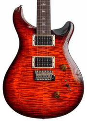 Guitarra eléctrica de doble corte Prs SE Custom 24 Ltd - Orange tiger smokeburst