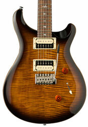Guitarra eléctrica de doble corte Prs SE Custom 24 - Black gold burst