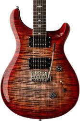 Guitarra eléctrica de doble corte Prs SE Custom 24 (85/15 S Pickups) - Charcoal cherry burst