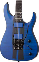 Guitarra eléctrica con forma de str. Schecter Banshee GT FR - Satin trans blue