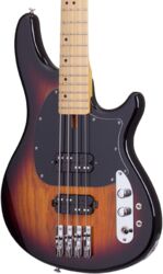Bajo eléctrico de cuerpo sólido Schecter CV-4 - 3-tone sunburst