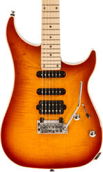 Guitarra eléctrica con forma de str. Vigier                         Excalibur Ultra Blues (HSS, Trem, MN) - Amber