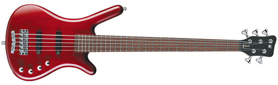 Warwick Rockbass Corvette Basic 5 String Burgundy Red Trans Satin